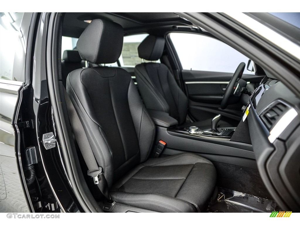 2018 3 Series 330i Sedan - Black Sapphire Metallic / Black photo #2