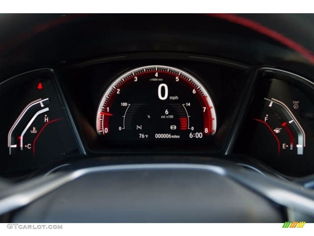 2018 Honda Civic Si Coupe Gauges Photo #124196045