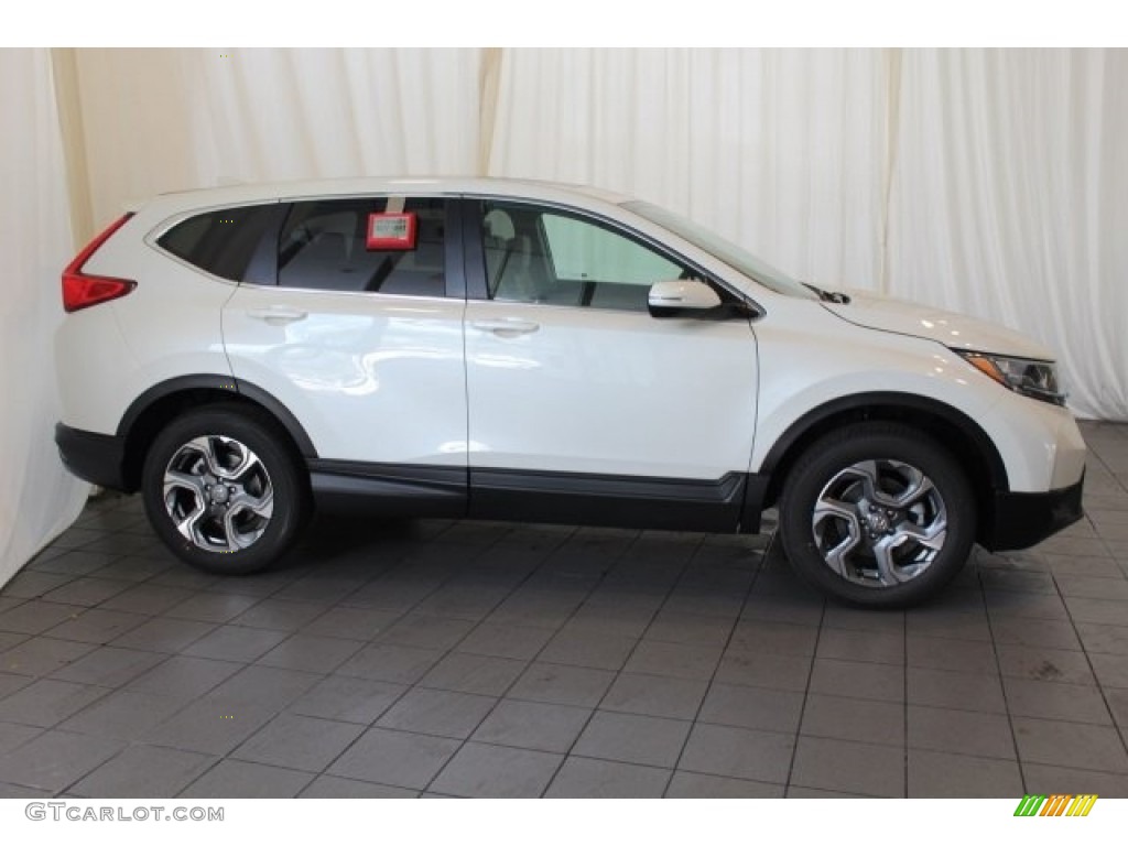 2018 CR-V EX - White Diamond Pearl / Ivory photo #3