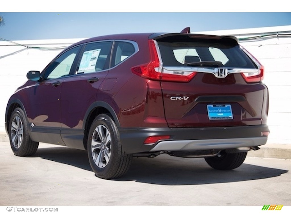 2018 CR-V LX - Basque Red Pearl II / Gray photo #2