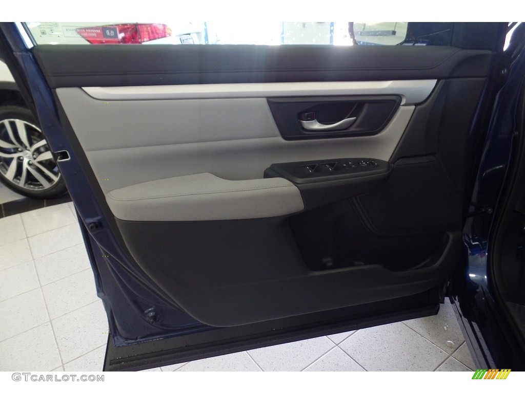 2018 CR-V LX AWD - Obsidian Blue Pearl / Gray photo #5