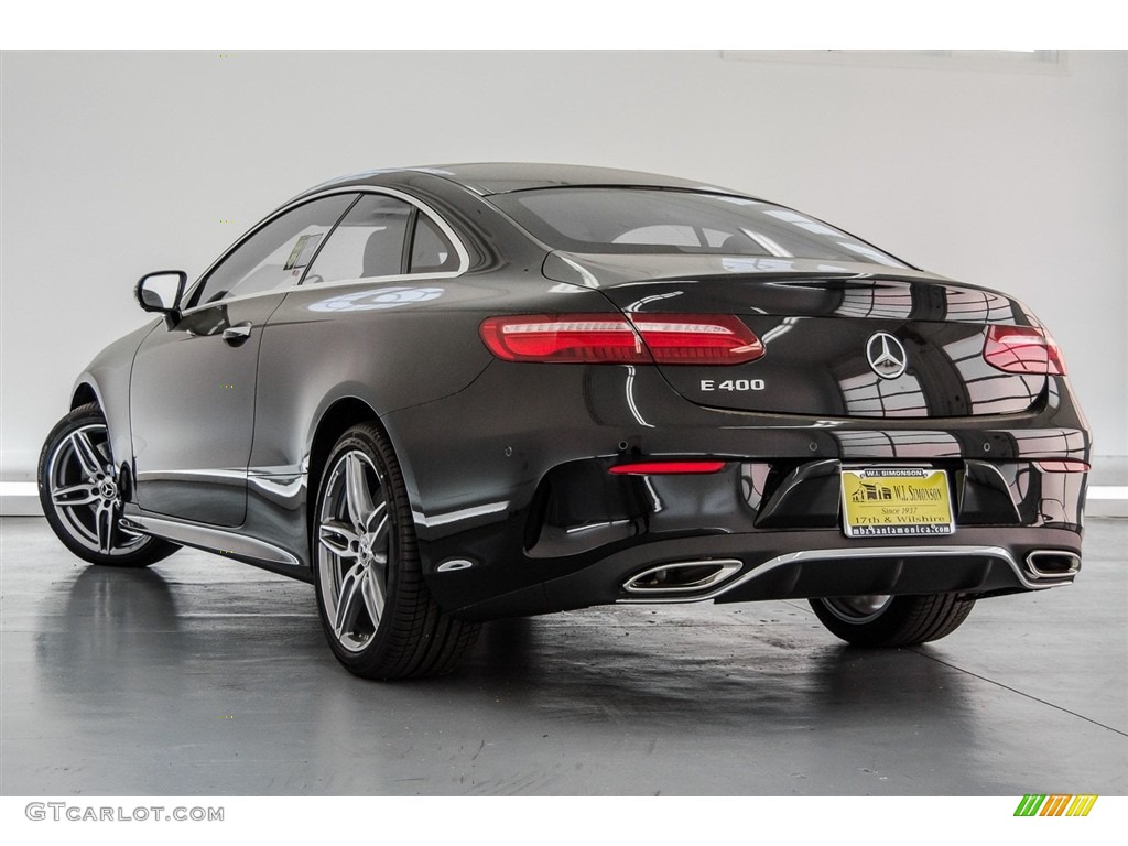 2018 E 400 Coupe - Black / Black photo #3