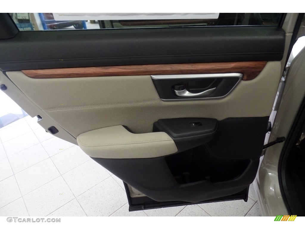2018 Honda CR-V EX AWD Ivory Door Panel Photo #124201571