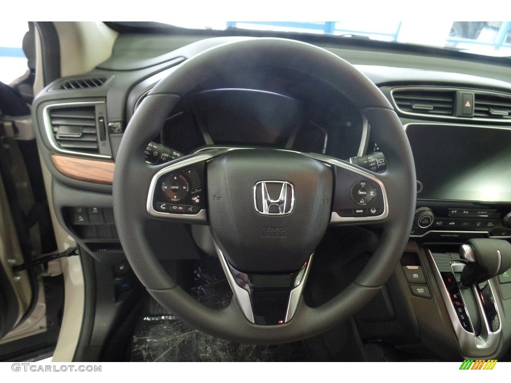 2018 Honda CR-V EX AWD Ivory Steering Wheel Photo #124201604