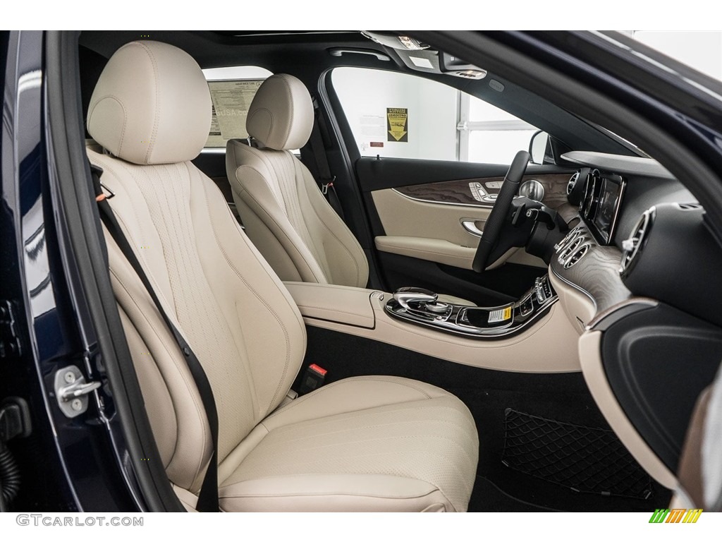2018 E 300 Sedan - Lunar Blue Metallic / Macchiato Beige/Black photo #2