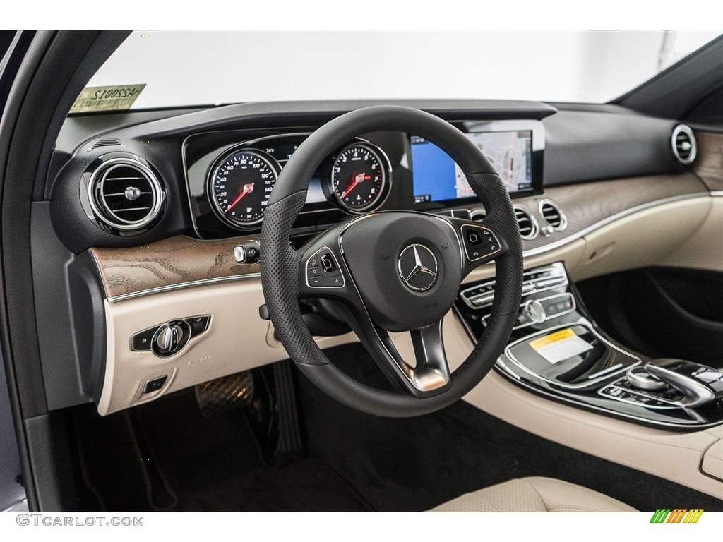 2018 E 300 Sedan - Lunar Blue Metallic / Macchiato Beige/Black photo #6