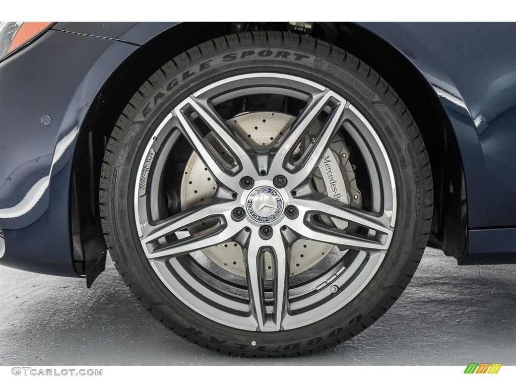 2018 E 300 Sedan - Lunar Blue Metallic / Macchiato Beige/Black photo #9