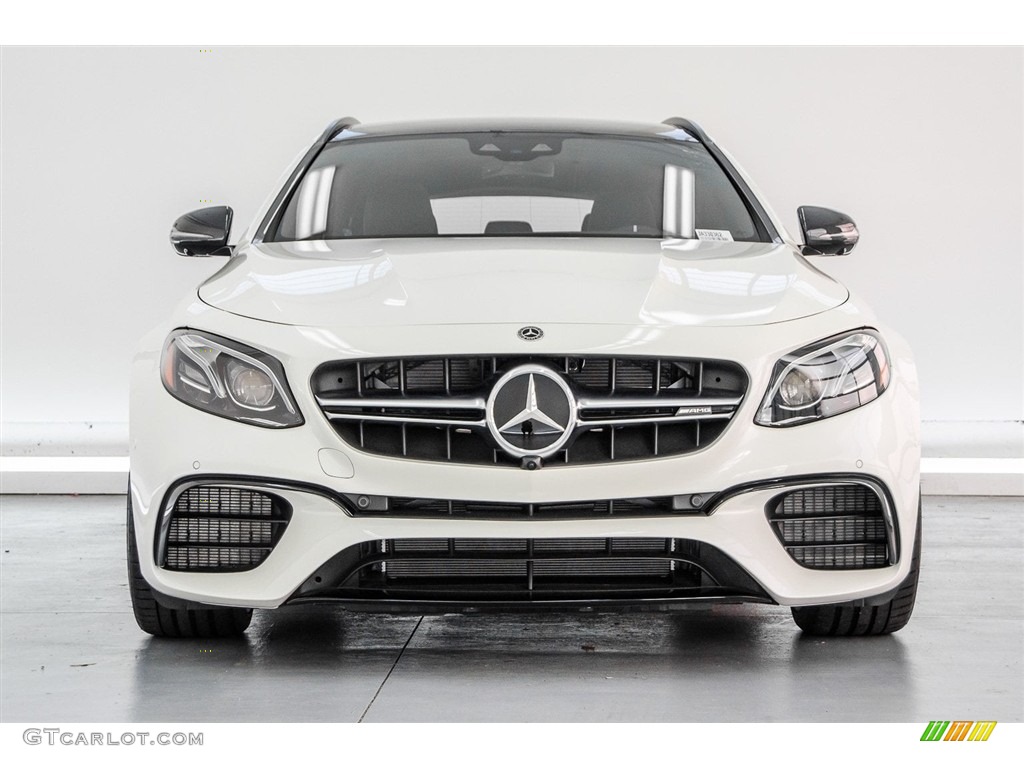 2018 E AMG 63 S 4Matic Wagon - designo Diamond White Metallic / Black photo #2