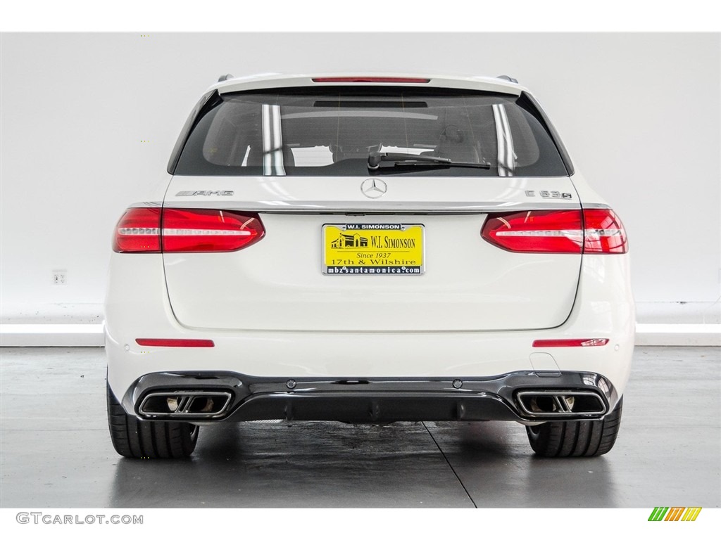 2018 E AMG 63 S 4Matic Wagon - designo Diamond White Metallic / Black photo #3