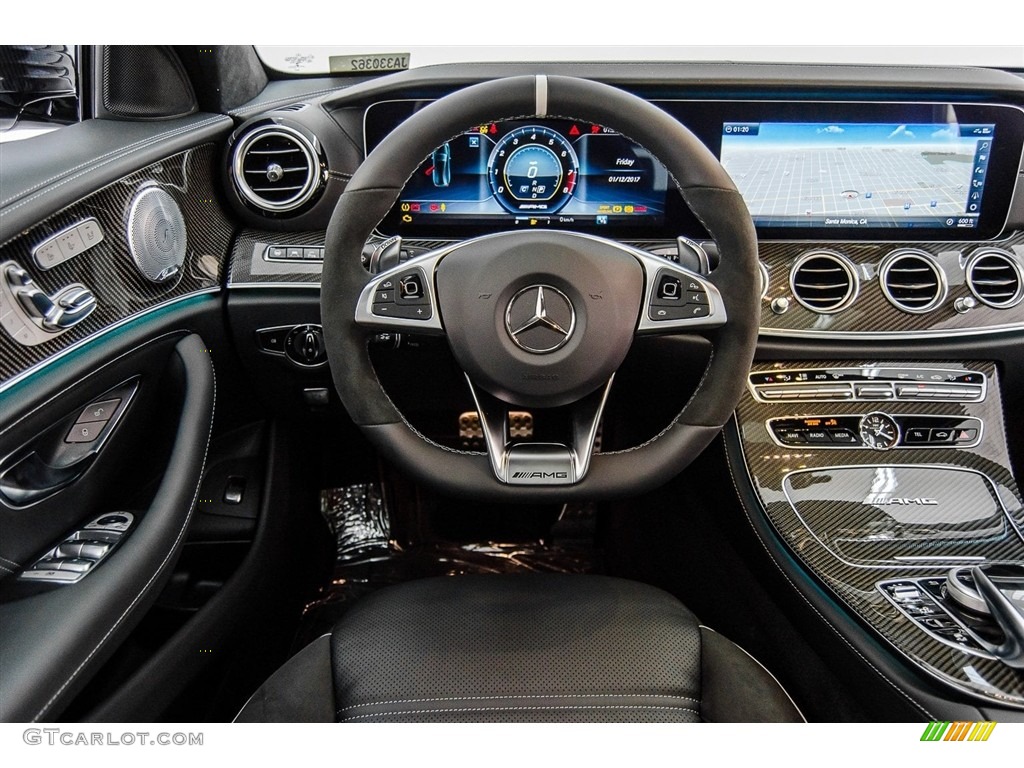 2018 Mercedes-Benz E AMG 63 S 4Matic Wagon Black Dashboard Photo #124201826