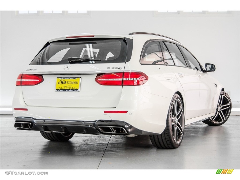 2018 E AMG 63 S 4Matic Wagon - designo Diamond White Metallic / Black photo #17