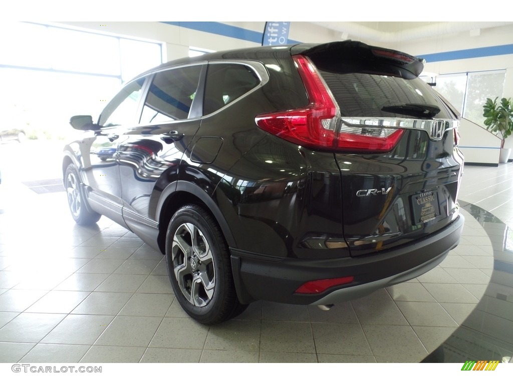 2018 CR-V EX AWD - Dark Olive Metallic / Black photo #2