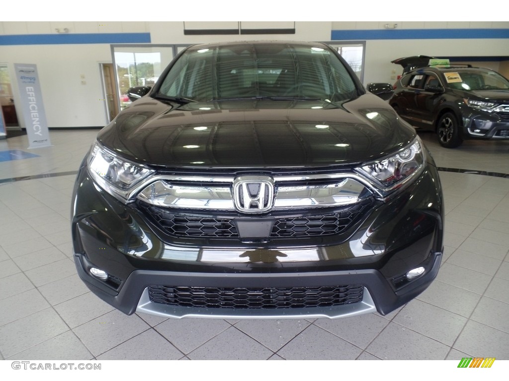 2018 CR-V EX AWD - Dark Olive Metallic / Black photo #3