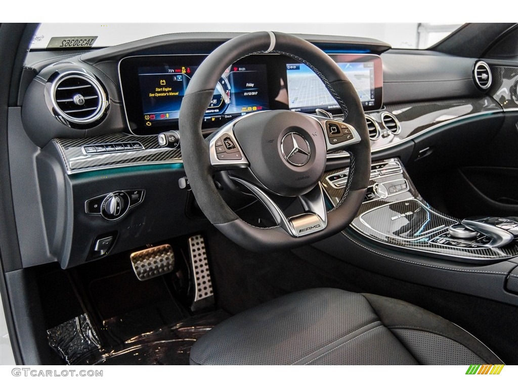 2018 Mercedes-Benz E AMG 63 S 4Matic Wagon Black Dashboard Photo #124202009
