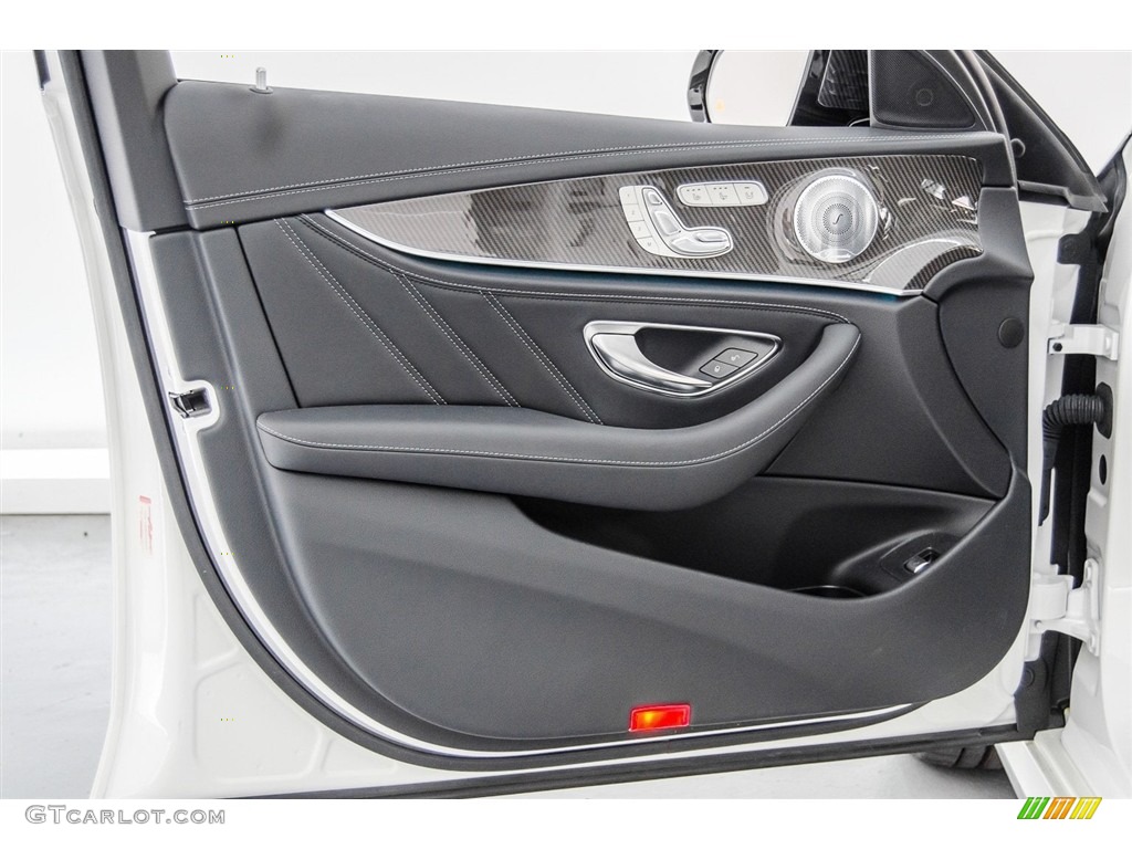 2018 Mercedes-Benz E AMG 63 S 4Matic Wagon Black Door Panel Photo #124202033