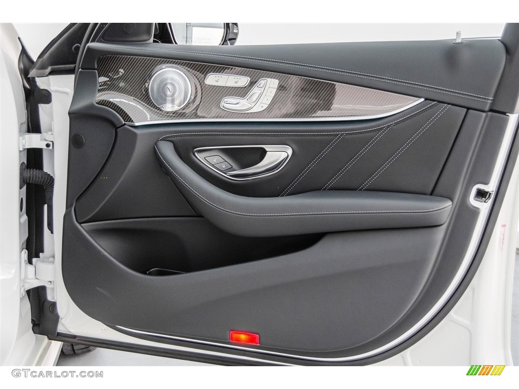 2018 Mercedes-Benz E AMG 63 S 4Matic Wagon Black Door Panel Photo #124202087