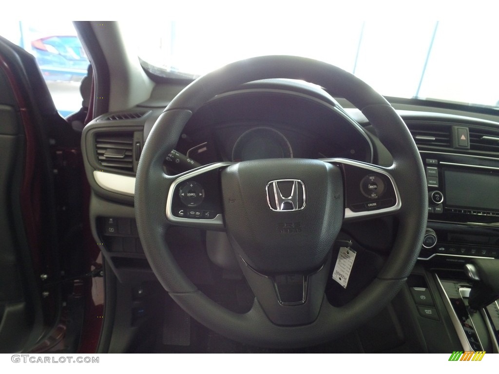 2018 Honda CR-V LX AWD Gray Steering Wheel Photo #124202165