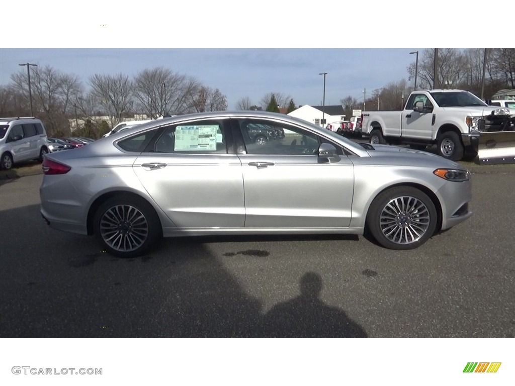 2018 Fusion SE AWD - Ingot Silver / Ebony photo #8