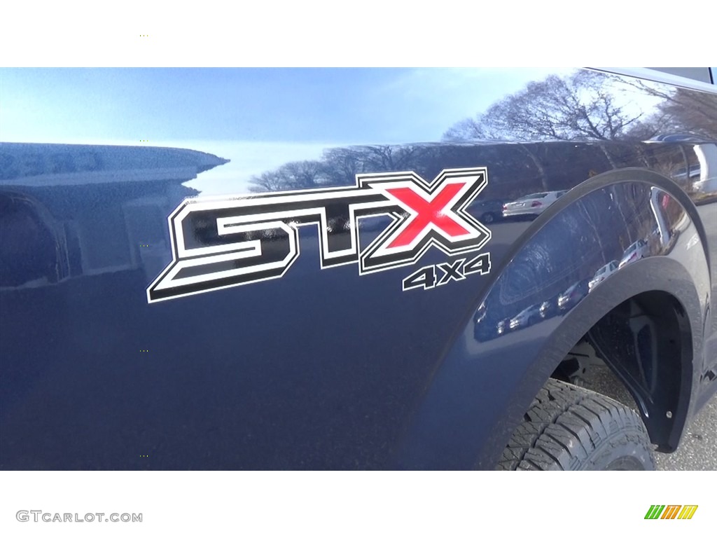 2018 F150 STX SuperCrew 4x4 - Blue Jeans / Black photo #9