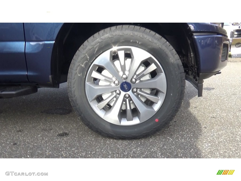 2018 F150 STX SuperCrew 4x4 - Blue Jeans / Black photo #25