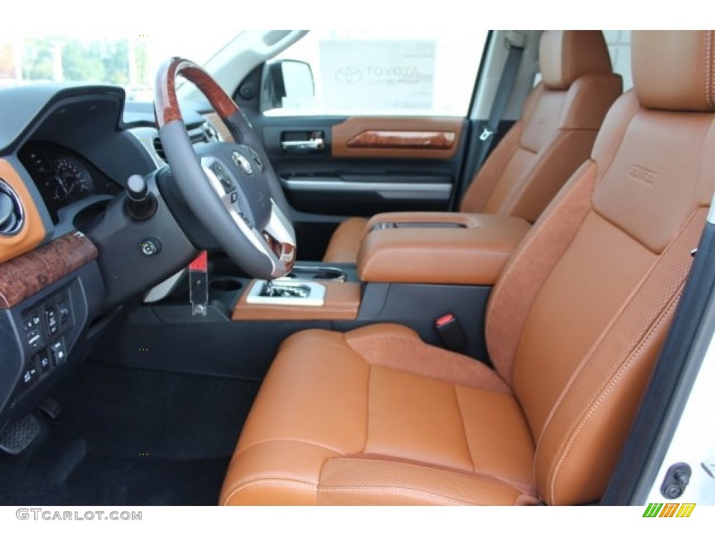 1794 Edition Black/Brown Interior 2018 Toyota Tundra 1794 Edition CrewMax 4x4 Photo #124203436