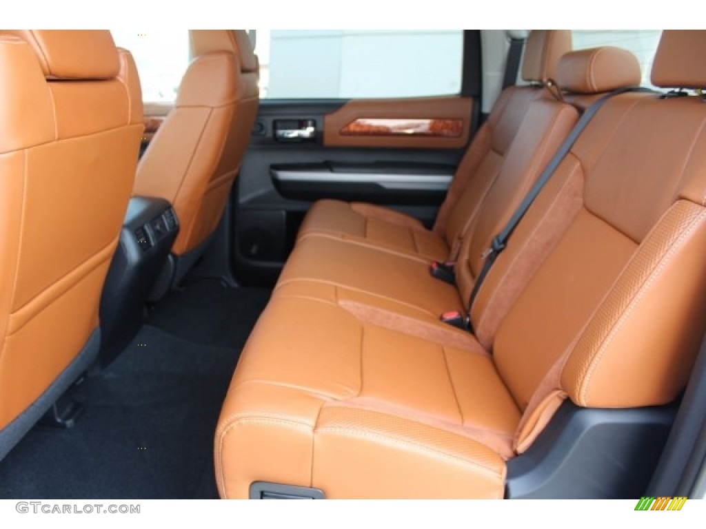 2018 Toyota Tundra 1794 Edition CrewMax 4x4 Rear Seat Photo #124203793