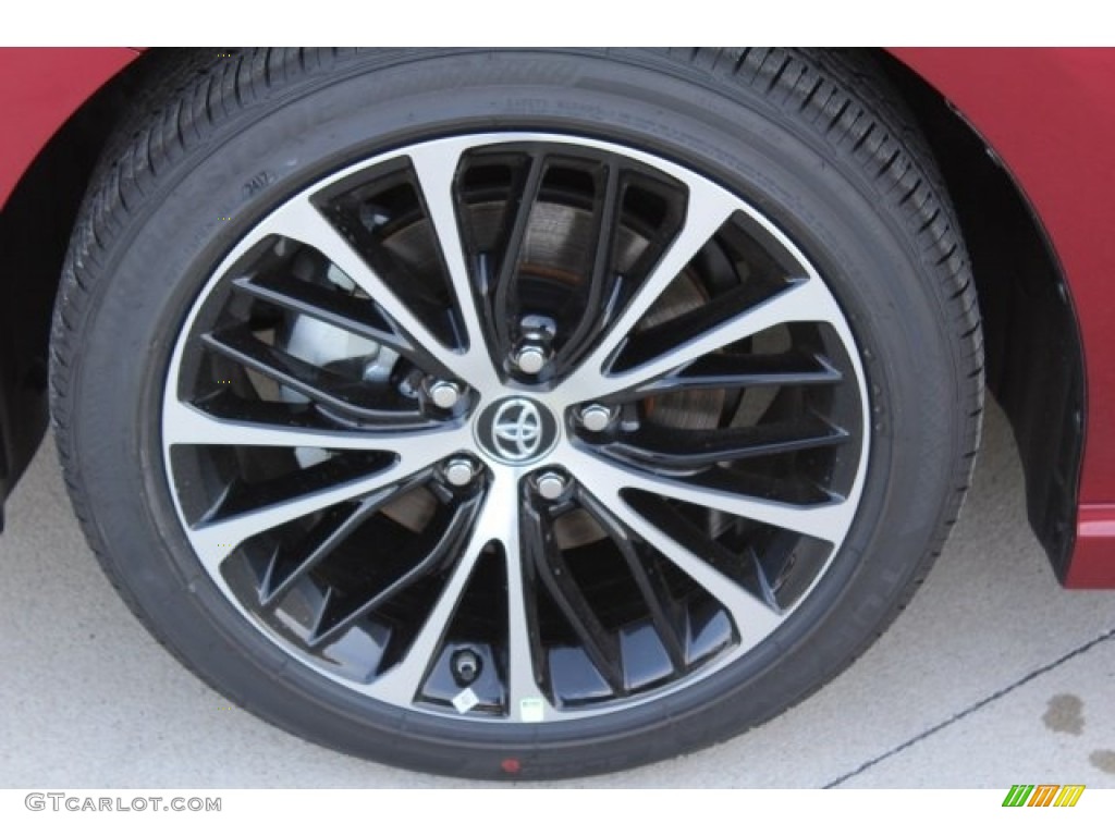 2018 Camry SE - Ruby Flare Pearl / Black photo #4