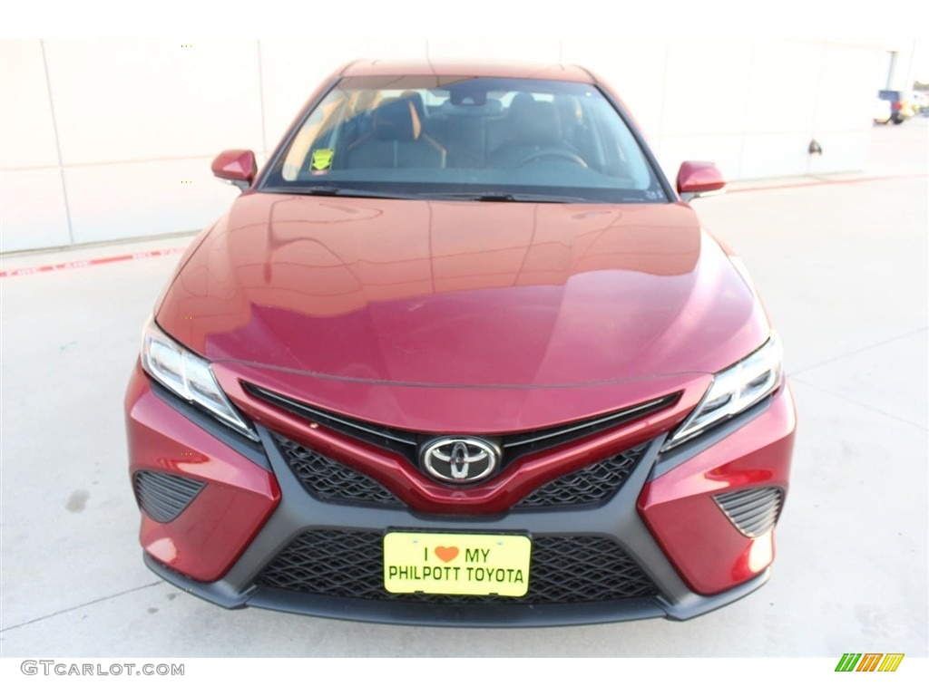2018 Camry SE - Ruby Flare Pearl / Black photo #2