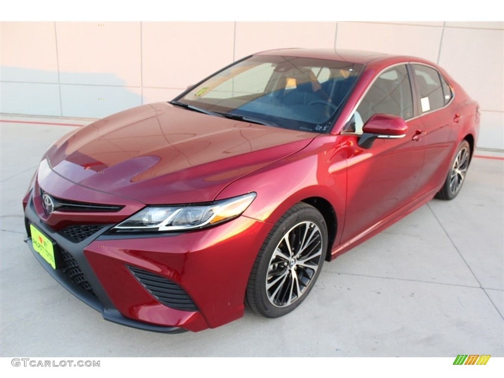 2018 Camry SE - Ruby Flare Pearl / Black photo #3