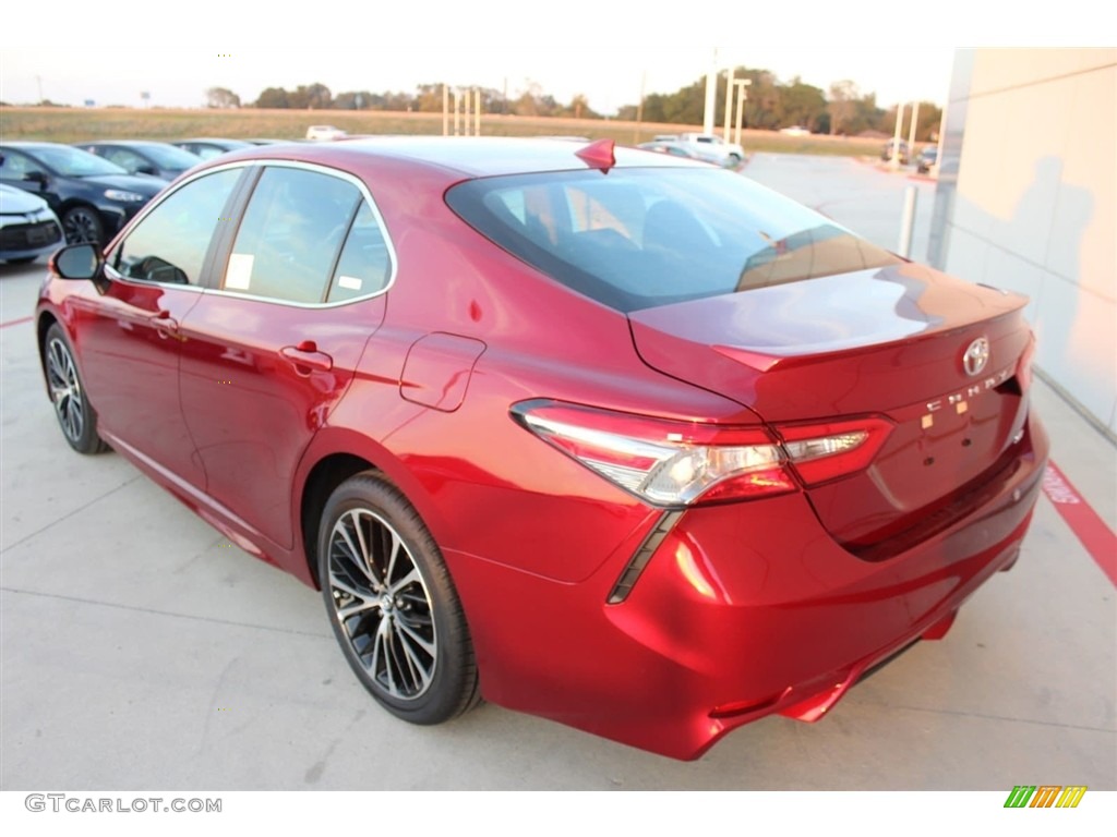2018 Camry SE - Ruby Flare Pearl / Black photo #6