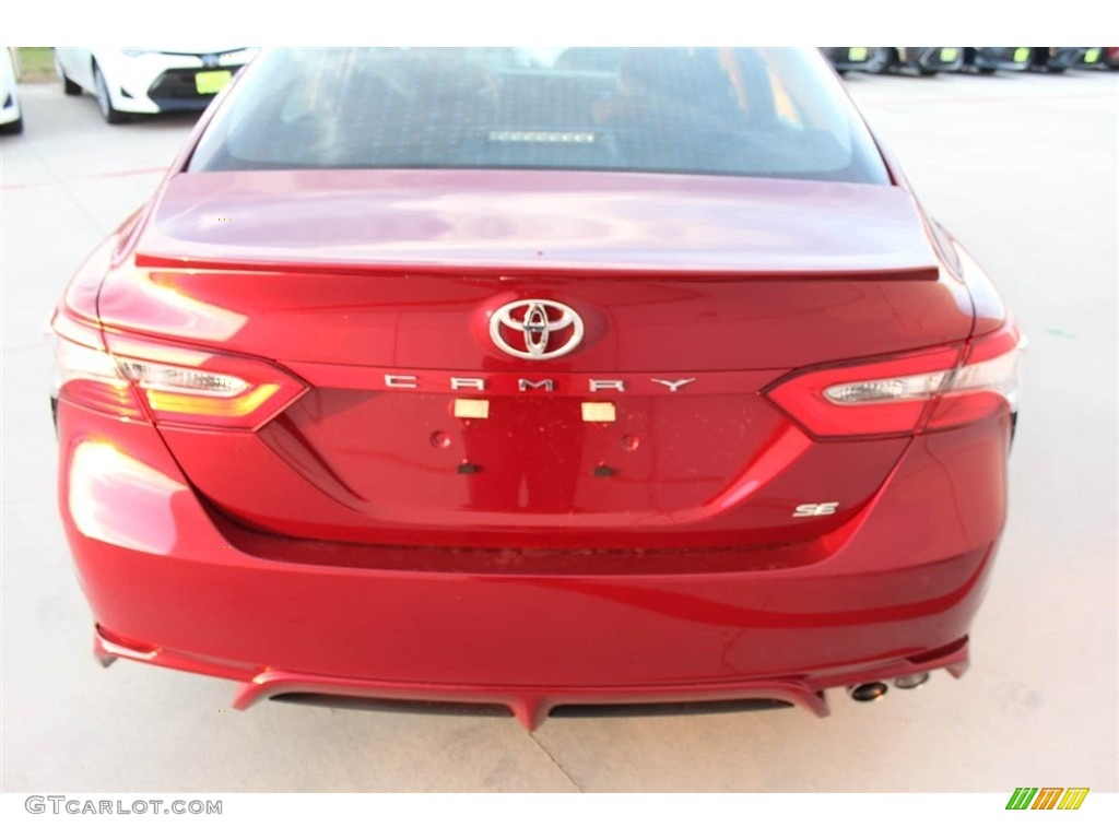 2018 Camry SE - Ruby Flare Pearl / Black photo #7