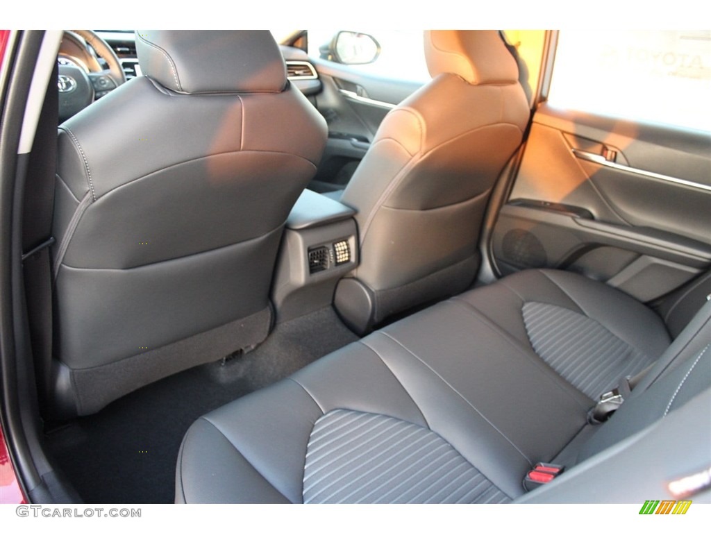 2018 Camry SE - Ruby Flare Pearl / Black photo #24