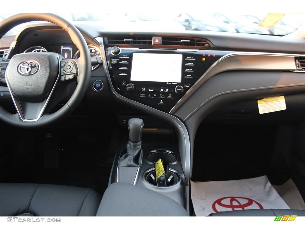 2018 Camry SE - Ruby Flare Pearl / Black photo #26