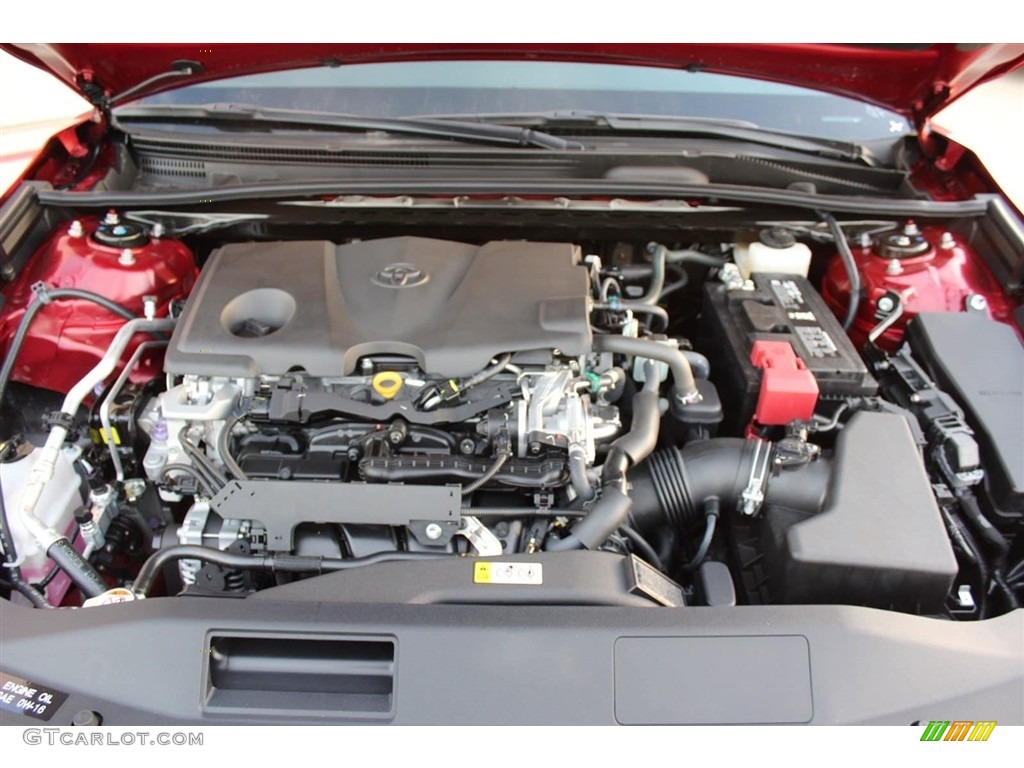 2018 Camry SE - Ruby Flare Pearl / Black photo #29