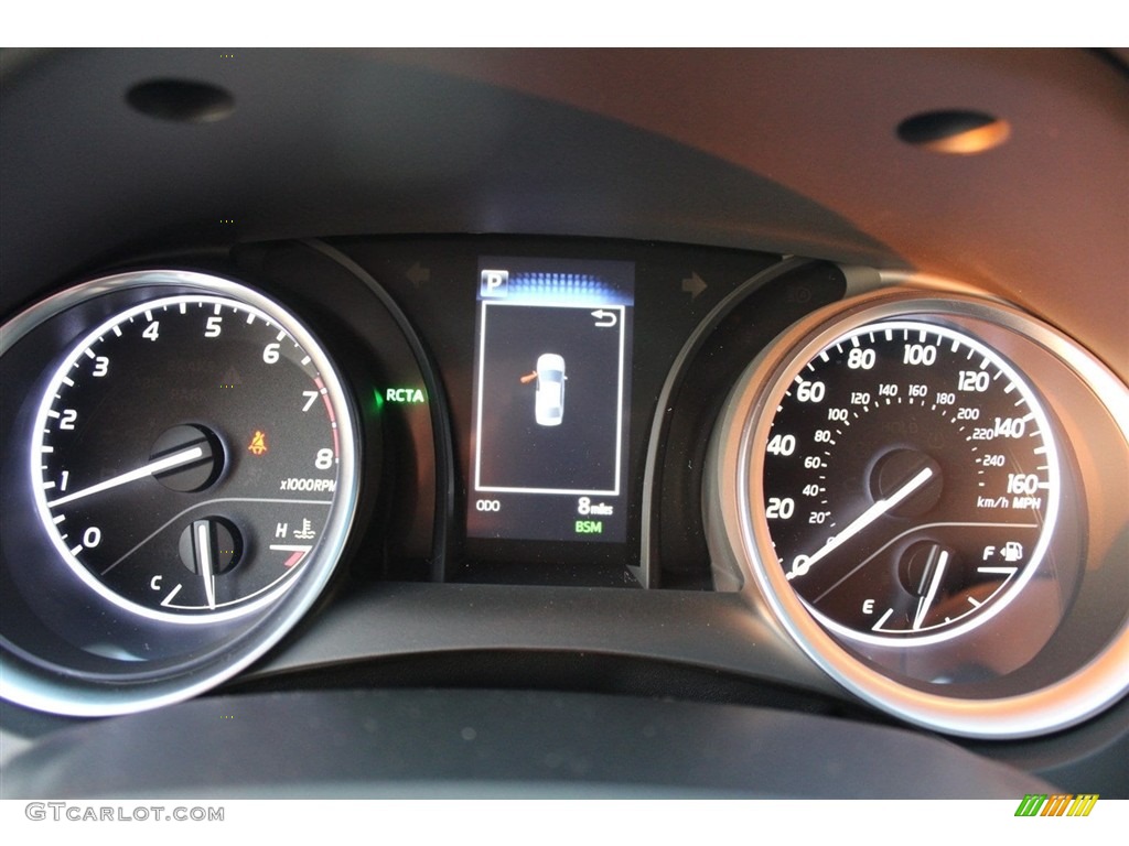 2018 Camry SE - Ruby Flare Pearl / Black photo #30