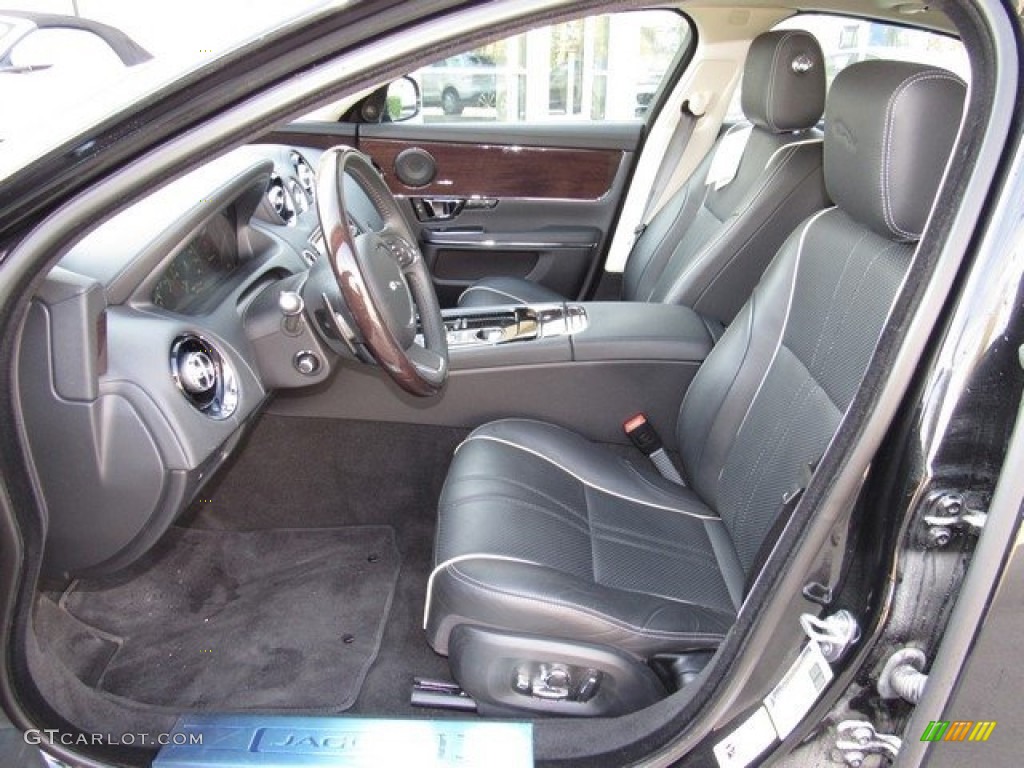 2016 XJ Supercharged - Ebony Black / Jet/Jet photo #3