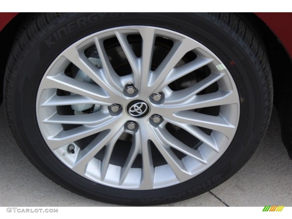 2018 Camry XLE V6 - Ruby Flare Pearl / Black photo #4