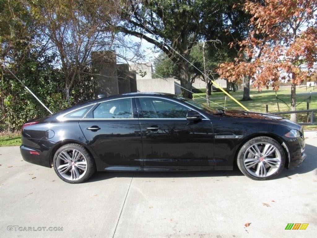 2016 XJ Supercharged - Ebony Black / Jet/Jet photo #7