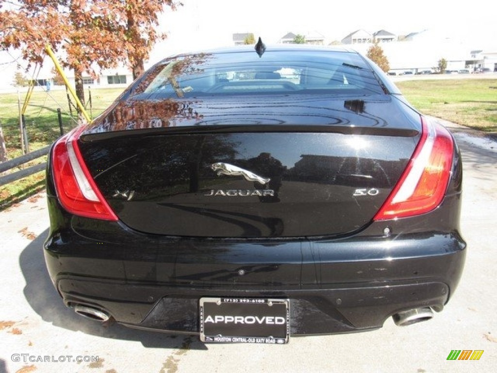 2016 XJ Supercharged - Ebony Black / Jet/Jet photo #8