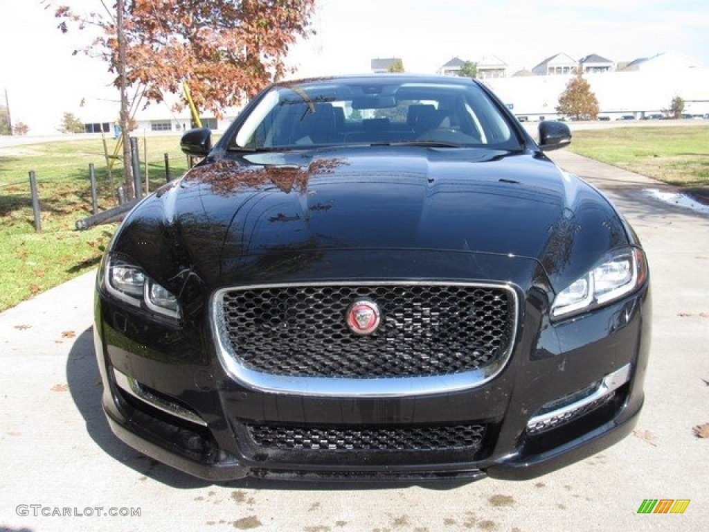 2016 XJ Supercharged - Ebony Black / Jet/Jet photo #9