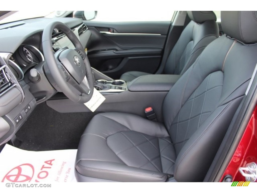 2018 Camry XLE V6 - Ruby Flare Pearl / Black photo #11
