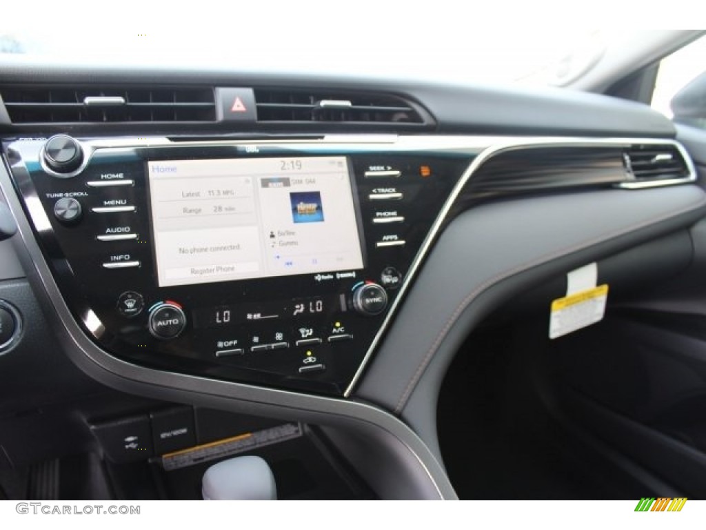 2018 Camry XLE V6 - Ruby Flare Pearl / Black photo #12