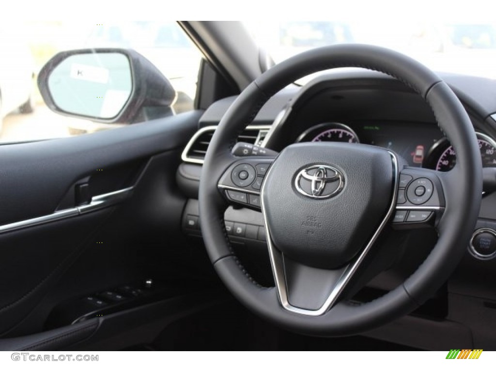 2018 Camry XLE V6 - Ruby Flare Pearl / Black photo #30