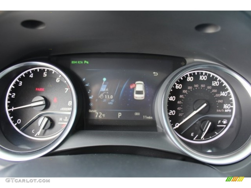 2018 Camry XLE V6 - Ruby Flare Pearl / Black photo #33