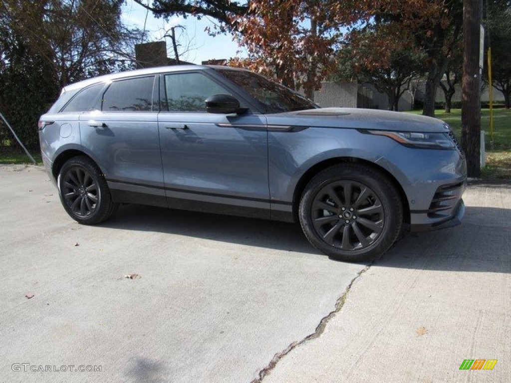 Byron Blue Metallic 2018 Land Rover Range Rover Velar R Dynamic SE Exterior Photo #124209629