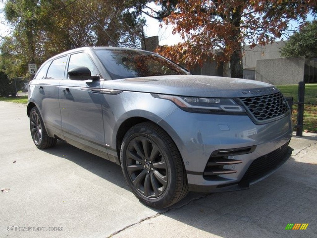 Byron Blue Metallic 2018 Land Rover Range Rover Velar R Dynamic SE Exterior Photo #124209662