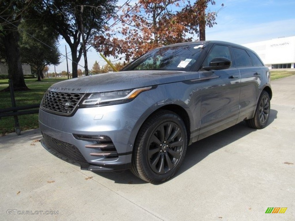 Byron Blue Metallic 2018 Land Rover Range Rover Velar R Dynamic SE Exterior Photo #124209854