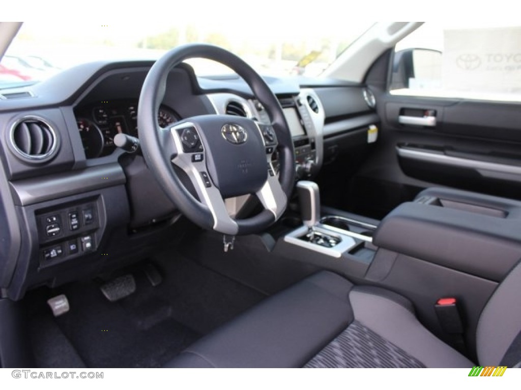 Black Interior 2018 Toyota Tundra TSS CrewMax Photo #124210400