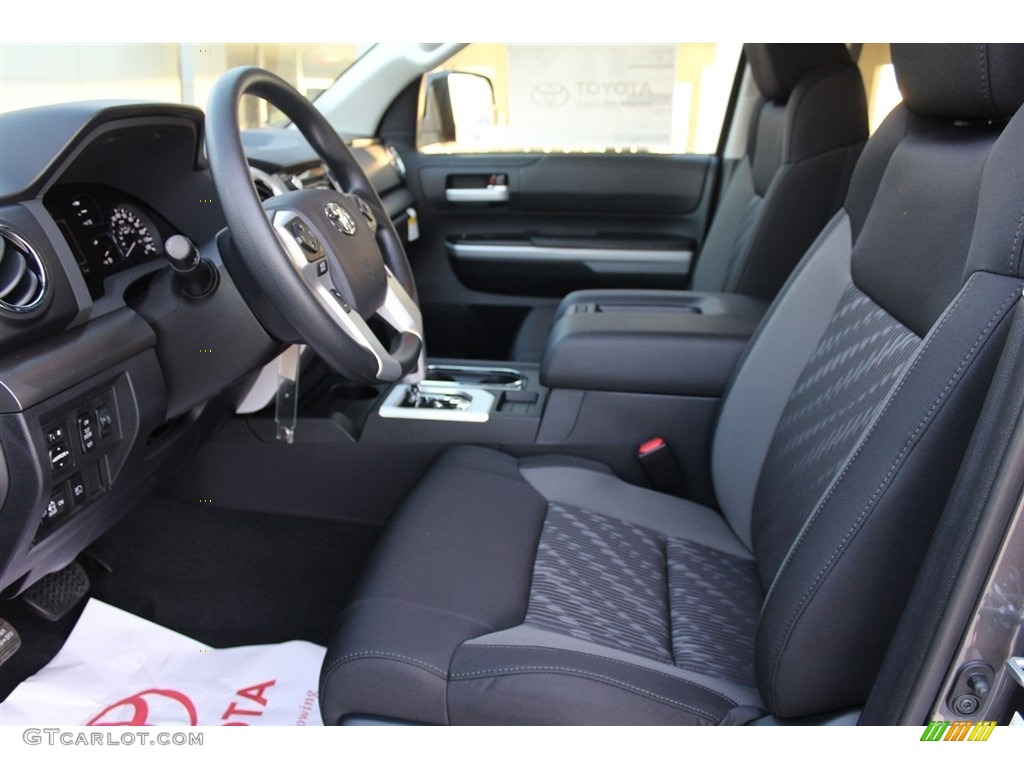 Black Interior 2018 Toyota Tundra TSS Double Cab Photo #124212410