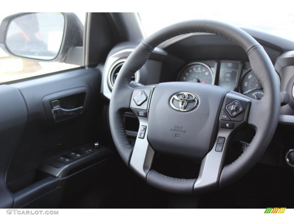 2018 Toyota Tacoma TRD Sport Double Cab 4x4 Steering Wheel Photos